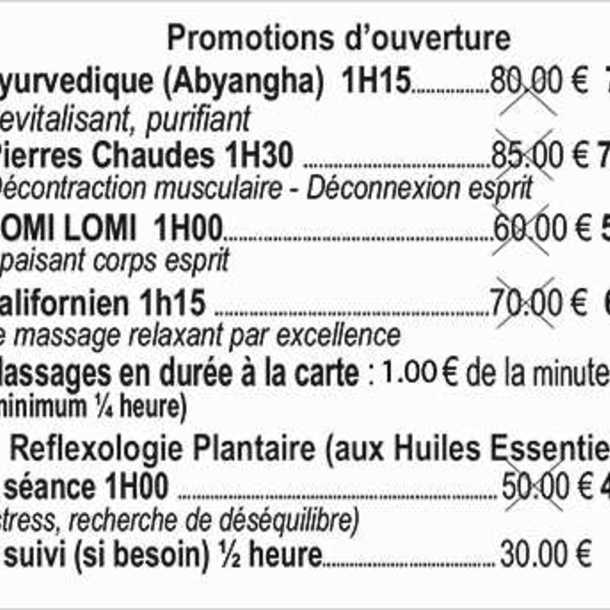 Offre d'ouverture par Douce’Heure